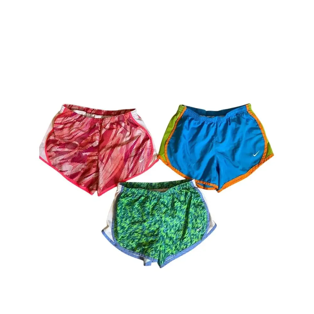 Nike dri fit girls medium/large multicolor activewear shorts